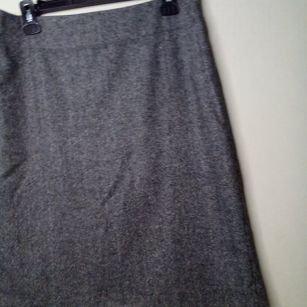 Ann Taylor Loft Skirt Women 4 Classic Wool Blend Gray - Picture 5 of 10